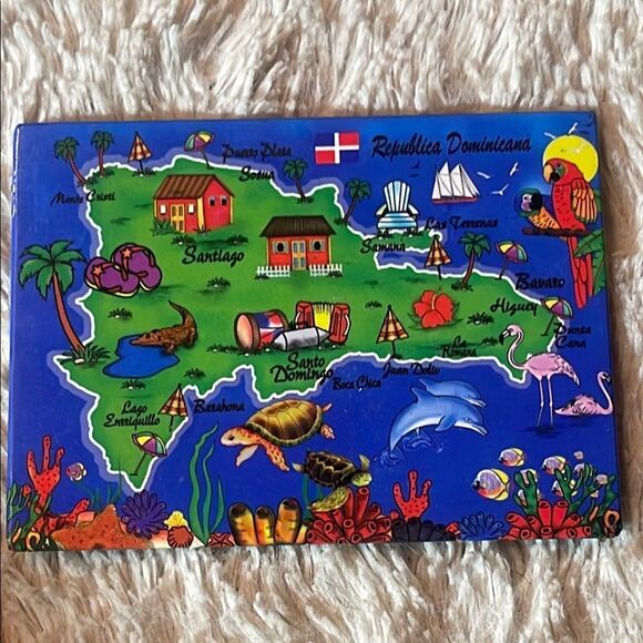 Other - Colorful Dominican Republic Souvenir Magnet